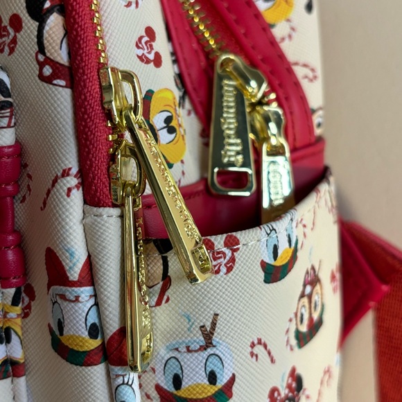 DISNEY LOUNGEFLY Backpack with Disney Characters Mickey Donald Duck Others Bag - Picture 6 of 10